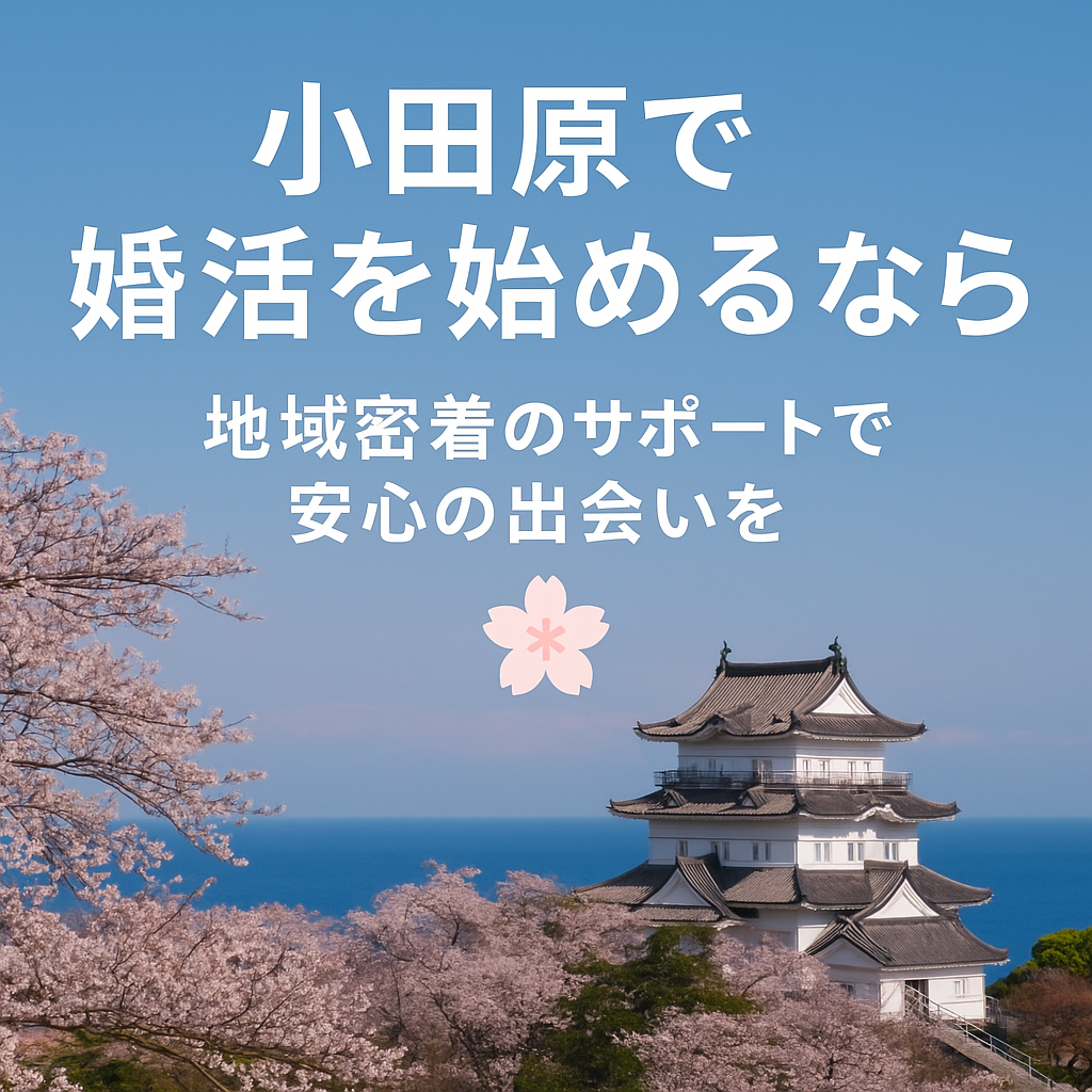 小田原で婚活を始めるなら｜地域密着のサポートで安心の出会いを